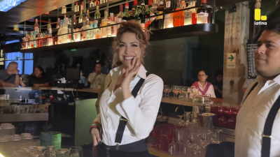 Así se grabó el ingreso de Bárbara a Valentina Valiente