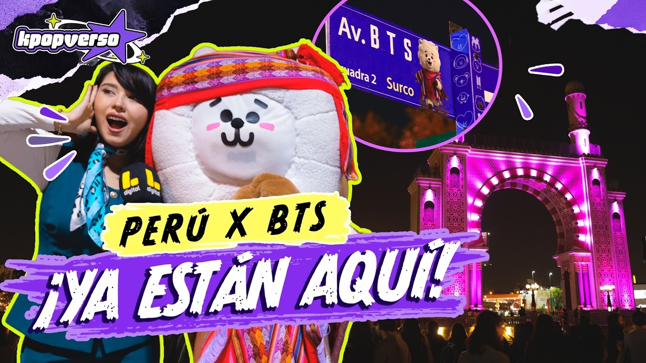 BTS en PERÚ: ¡Lima se pinta de MORADO y ARMY toma las calles!