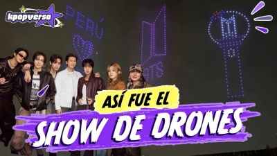 Lo que no se vio del IMPACTANTE show de drones