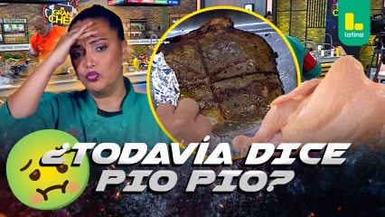 ¿Mariella Zanetti presenta pollo a la brasa crudo en noche de eliminación?