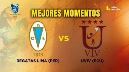 SUDAMERICANO DE VÓLEY - MEJORES MOMENTOS - FECHA 01 - Regatas Lima (Perú) vs UVIV (Ecuador)