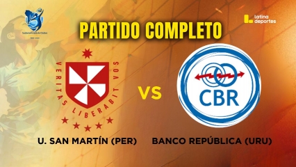 SUDAMERICANO DE CLUBES - FECHA 03 - Universidad San Martín (Perú) vs Banco República (Uruguay)