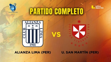 SUDAMERICANO DE VÓLEY - TERCER LUGAR - Alianza Lima (Perú) vs Universidad San Martín (Perú)