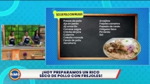 Nelly cocina seco de pollo con frejoles junto a las villanas de Valentina Valiente