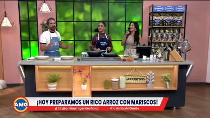 ¡Prepara un espectacular arroz con mariscos junto a Nelly Rossinelli!