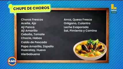 ¡CHUPE DE CHORO PERUANO!